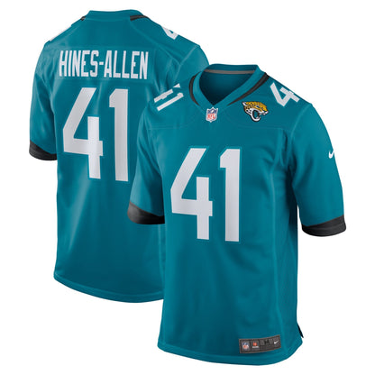 Josh Hines-Allen Jacksonville Jaguars Nike   Game Jersey - Teal