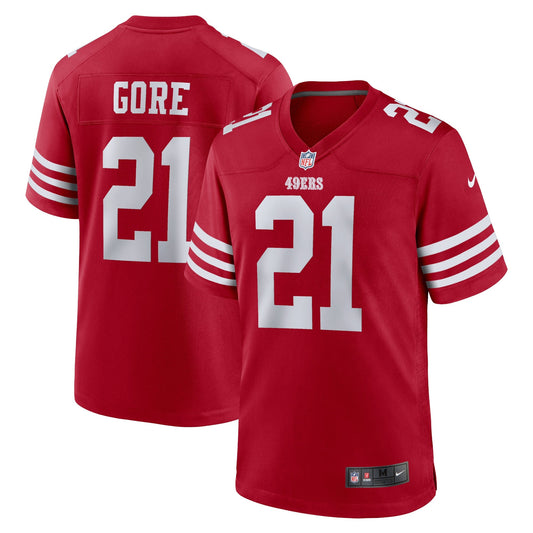Frank Gore San Francisco 49ers Nike Retired   Game Jersey - Scarlet