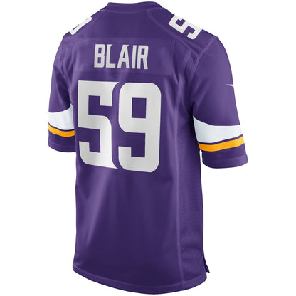 Matt Blair Minnesota Vikings Nike Game Retired   Jersey - Purple