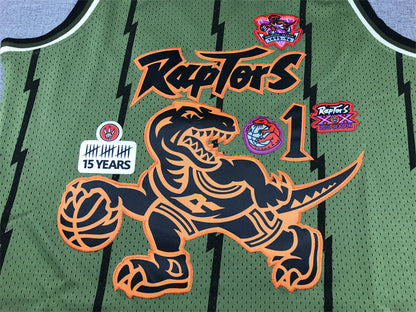 Toronto Raptors #1 MCGRADY Green Jersey MN