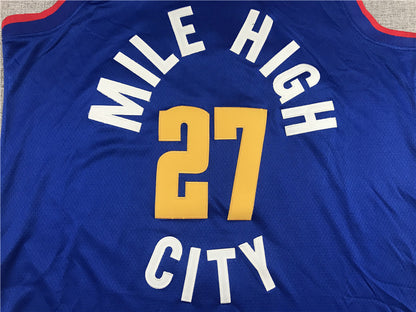 Denver Nuggets Jamal Murray #27 City Edition — Embroidered Jersey