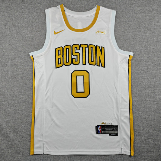 Boston Celtics Jayson Tatum #0 2026 City Edition - Embroidered Jersey