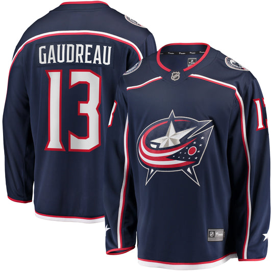 Johnny Gaudreau Columbus Blue Jackets   Breakaway  Jersey - Navy