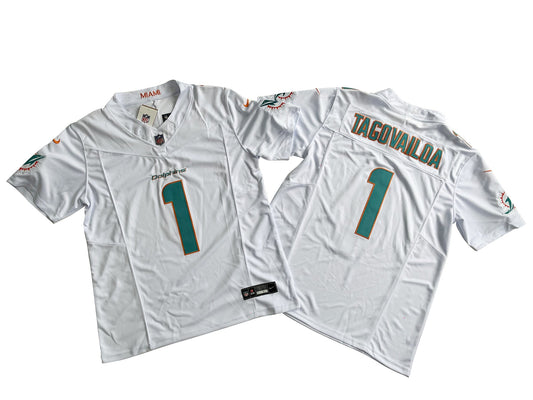 Miami Dolphins 1# Tua Tagovailoa  Vapor F.U.S.E. Limited Jersey
