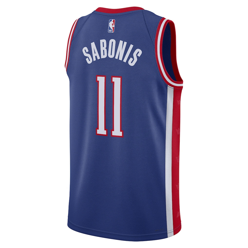 Unisex Sacramento Kings Domantas Sabonis Blue 2024/25 Swingman  Jersey - City Edition