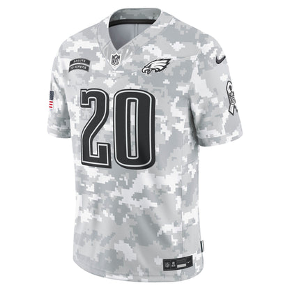 Brian Dawkins Philadelphia Eagles Nike 2024 Salute to Service Retired   Limited Jersey - Arctic Camo