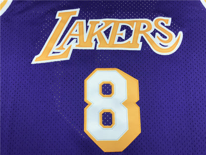Kobe Bryant #8 Los Angeles Lakers 1996-97 Throwback Embroidered Jersey