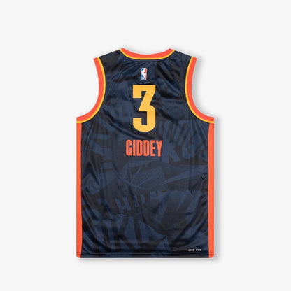Josh Giddey Oklahoma City Thunder 2024 City Edition Swingman Jersey