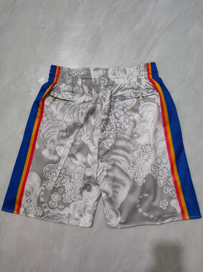 Philadelphia 76ers Gray Tiger Year Limited Edition Pocket Shorts