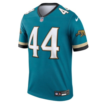 Travon Walker Jacksonville Jaguars Nike Prowler Throwback Legend Jersey - Teal