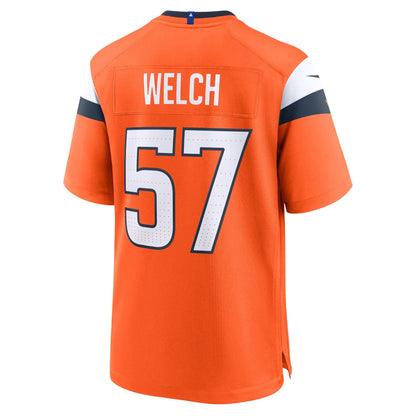 Kristian Welch Denver Broncos Nike Team Game Jersey -  Orange