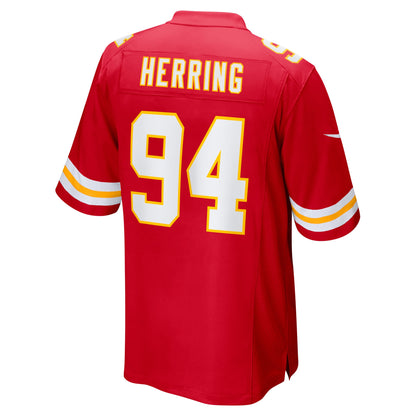 Malik Herring Kansas City Chiefs Nike Team Game   Jersey - Red