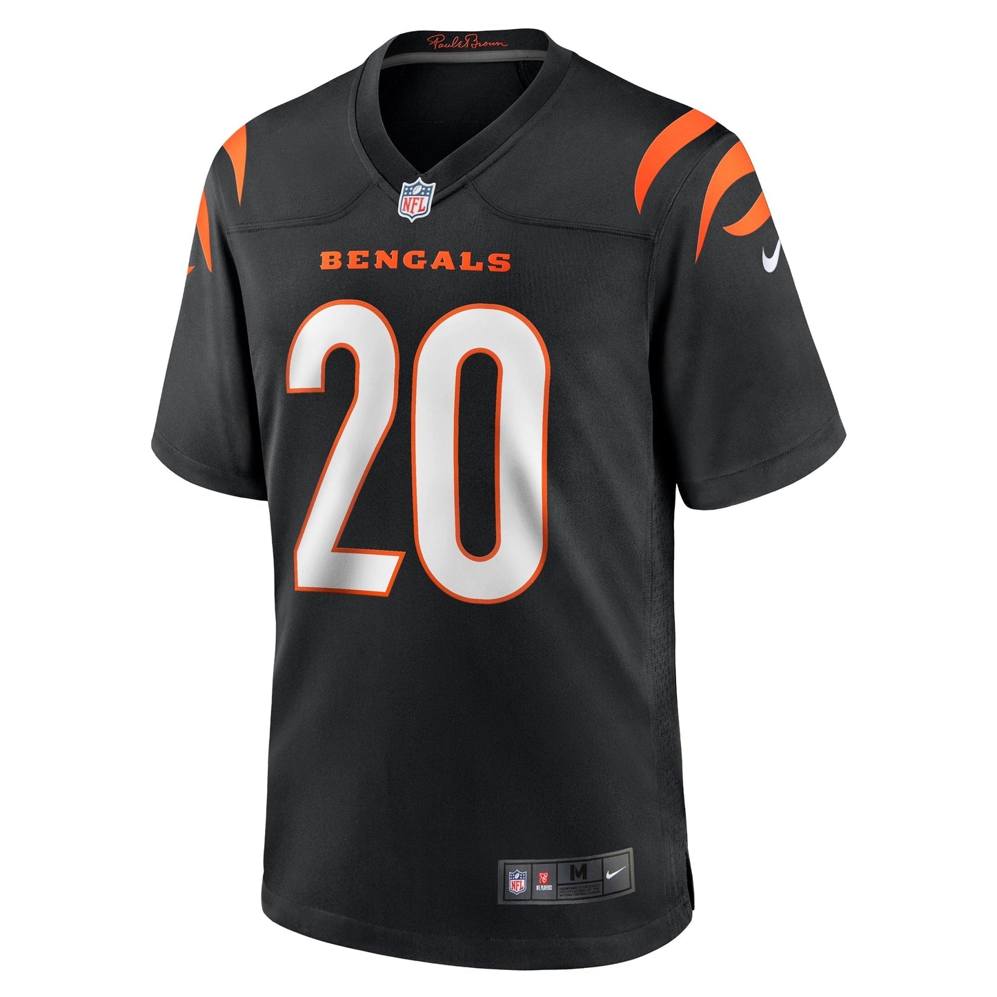DJ Turner Cincinnati Bengals Nike Team Game Jersey -  Black