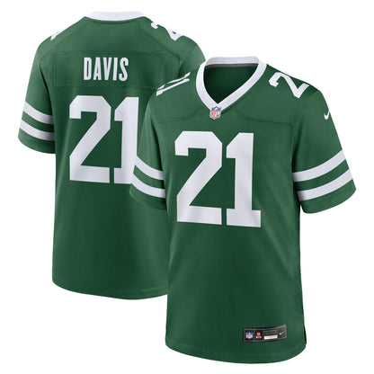 Ashtyn Davis New York Jets Nike Team Game Jersey - Legacy Green