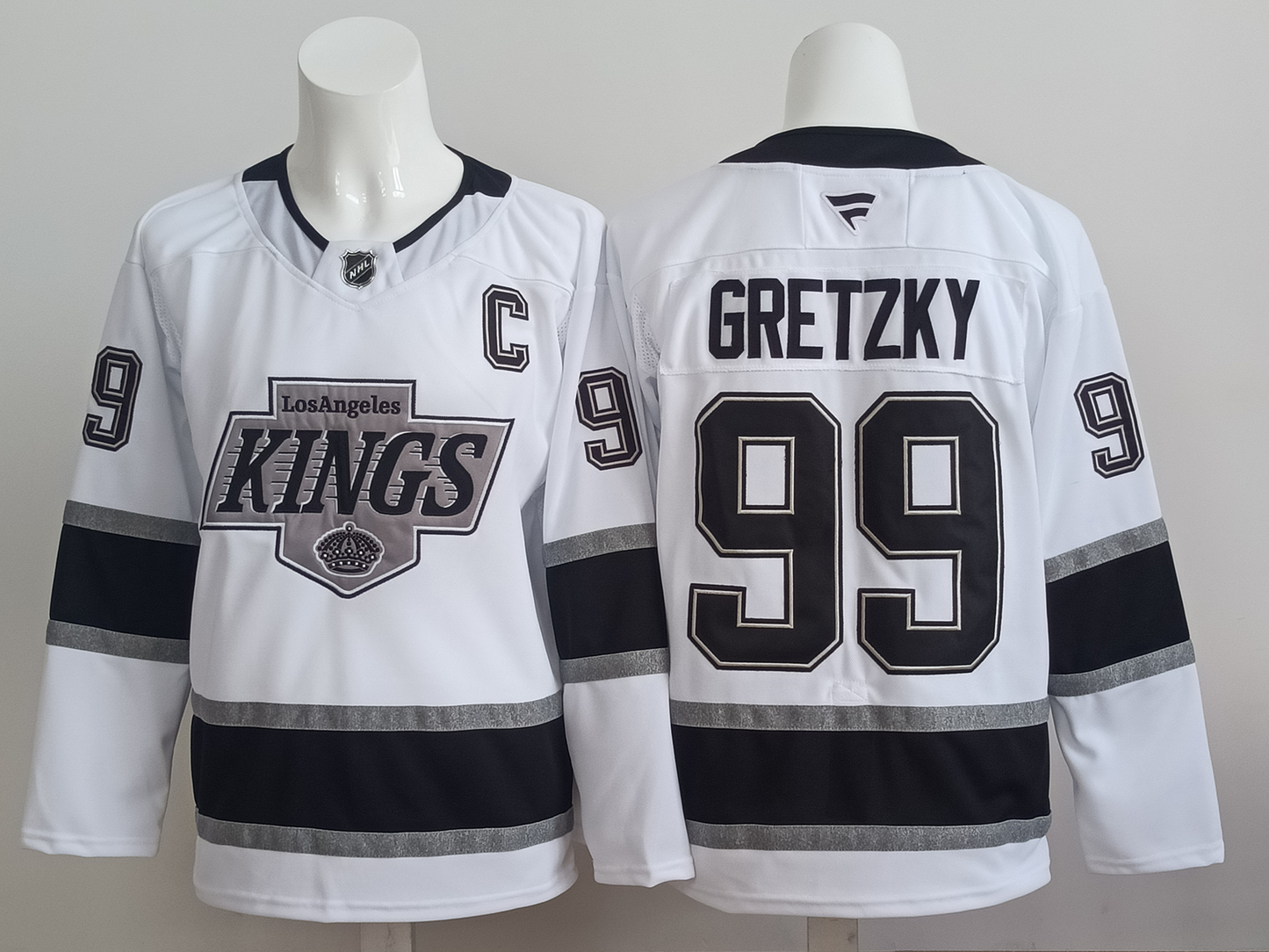 Men's Los Angeles Kings Wayne Gretzky #99  White Player Game Jersey