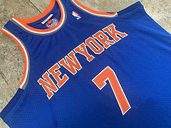 Knicks No. 7 Anthony  Blue MN