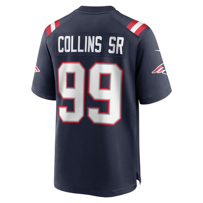 Jamie Collins Sr. New England Patriots Nike Home Game   Jersey - Navy