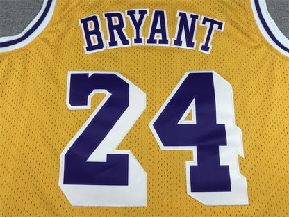 Kobe Bryant #24 Los Angeles Lakers Throwback Embroidered Jersey