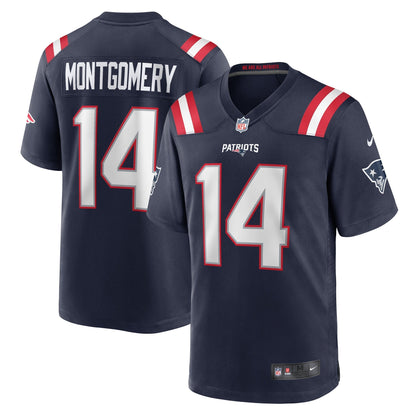 Ty Montgomery New England Patriots Nike   Game Jersey - Navy