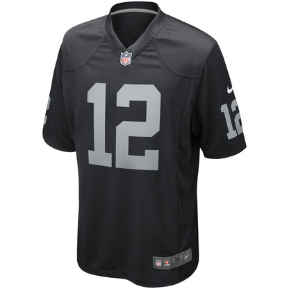 Ken Stabler Las Vegas Raiders Nike Game Retired   Jersey - Black