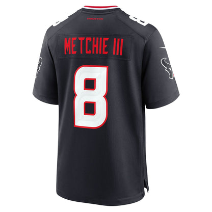 John Metchie III Houston Texans Nike Team Game Jersey -  Navy
