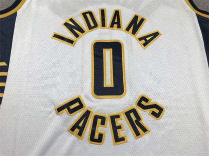 Indiana Pacers Tyrese Haliburton #0 City Edition Swingman Jersey - Embroidered