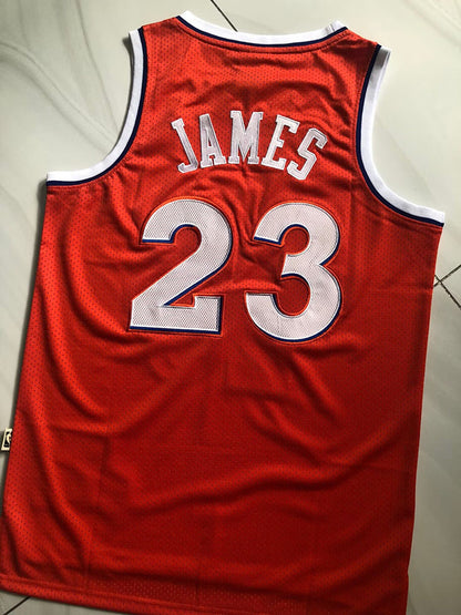 Cleveland Cavaliers LeBron James 23 Red MN