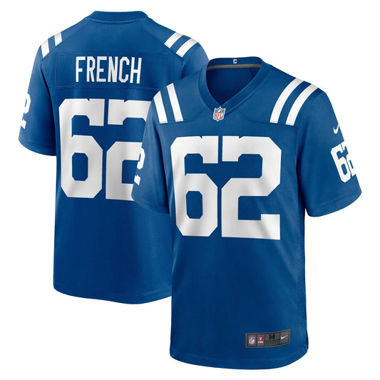Wesley French Indianapolis Colts Nike Game   Jersey - Royal