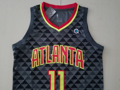 Men's Atlanta Hawks Trae Young #11 Black Swingman Jersey