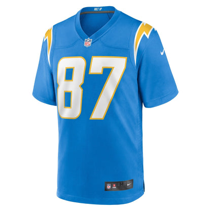 Simi Fehoko Los Angeles Chargers Nike  Game Jersey -  Powder Blue