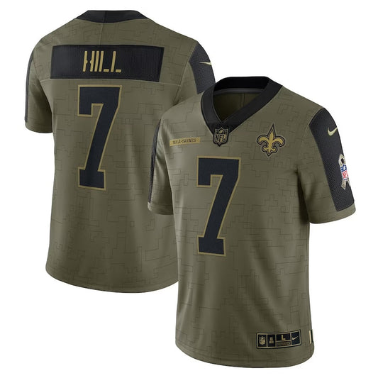 Taysom Hill New Orleans Saints Salute To Service Limited Edition Jersey