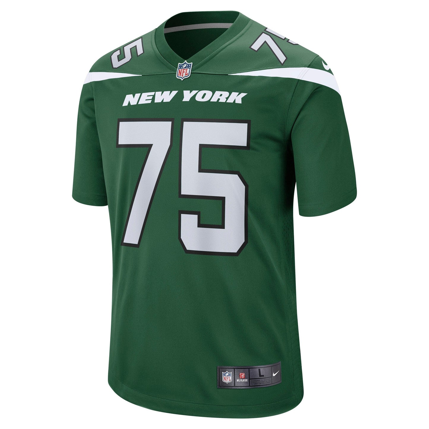 Alijah Vera-Tucker New York Jets Nike Game   Jersey - Gotham Green