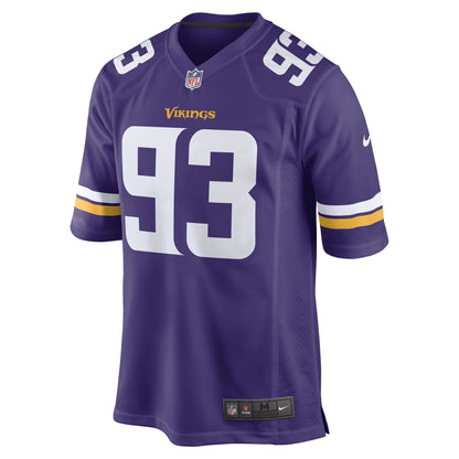 Jonathan Bullard Minnesota Vikings Nike Game   Jersey - Purple