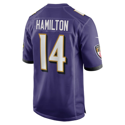 Kyle Hamilton Baltimore Ravens Nike   Game Jersey - Purple