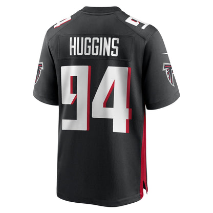 Albert Huggins Atlanta Falcons Nike Team Game Jersey -  Black