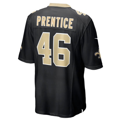 Adam Prentice New Orleans Saints Nike Game   Jersey - Black