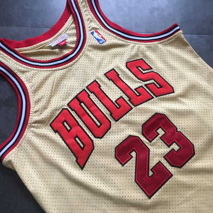 Michael Jordan Chicago Bulls 23 White Thorwback Jersey