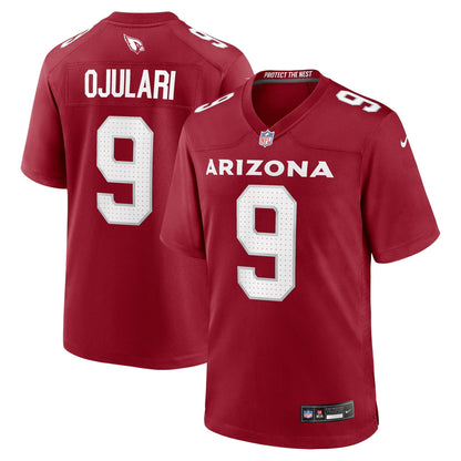 BJ Ojulari Arizona Cardinals Nike Team Game Jersey -  Cardinal