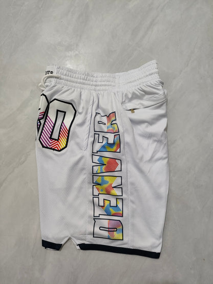 JUST DON Denver Nuggets Pocket Shorts