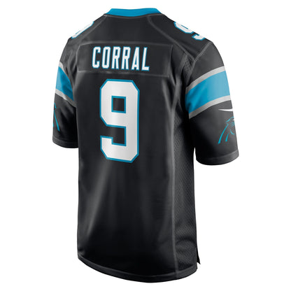 Matt Corral Carolina Panthers Nike   Game Jersey - Black