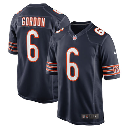 Kyler Gordon Chicago Bears Nike Game   Jersey - Navy