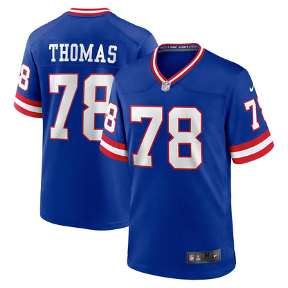 Andrew Thomas New York Giants Nike Classic   Game Jersey - Royal