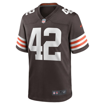 Tony Fields II Cleveland Browns Nike Team Game Jersey -  Brown