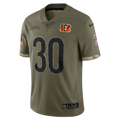 Jessie Bates III Cincinnati Bengals Nike Salute To Service Limited Jersey - Olive