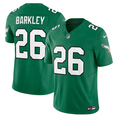 Saquon Barkley Midnight Green Philadelphia Eagles Vapor F.U.S.E. Limited Jersey