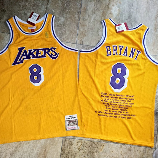 LeBron Bryant Los Angeles Lakers Yellow 8 MN