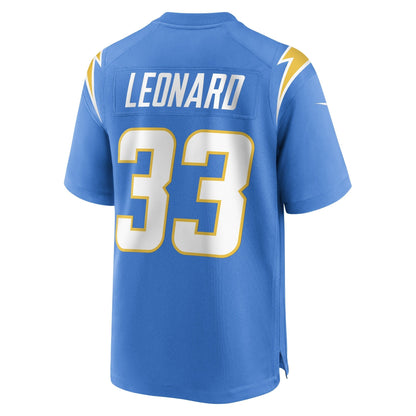 Deane Leonard Los Angeles Chargers Nike Game   Jersey - Powder Blue