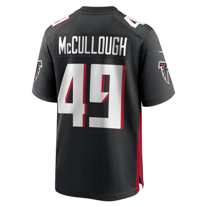 Liam McCullough Atlanta Falcons Nike Team Game Jersey -  Black
