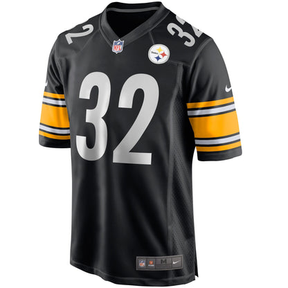 Franco Harris Pittsburgh Steelers Nike Game Retired   Jersey - Black
