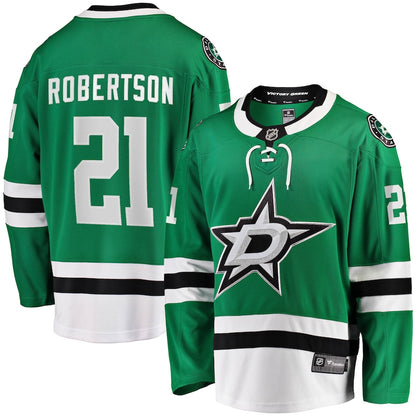 Jason Robertson Dallas Stars   Home Breakaway Replica Jersey - Kelly Green